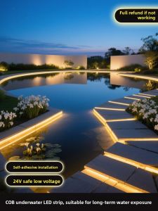 PAIMIJI | Outdoor Waterproof COB LED Strip Light 24V Flexible