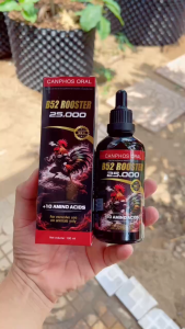 B52 Rooster 25.000mcg chuyên gà chế độ hổ trợ tăng bo nở khung nở cơ tăng nước máu mau hừng gà dung tích 100ml