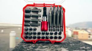 Hi-Spec | Hi-Spec Screwdriver Bit Set Magnetic 25mm 50mm Long Screwdriver Bit Adapter Tool Extension Bit Holder Screwdriver Bits in Case
