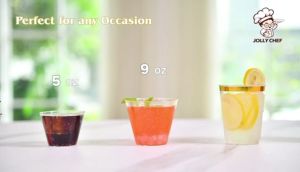 50Pcs Clear Acyrlic Hard Cup 50ml Disposable Aviation Cup Dessert Cup Mousse Cup Party Shot Glass