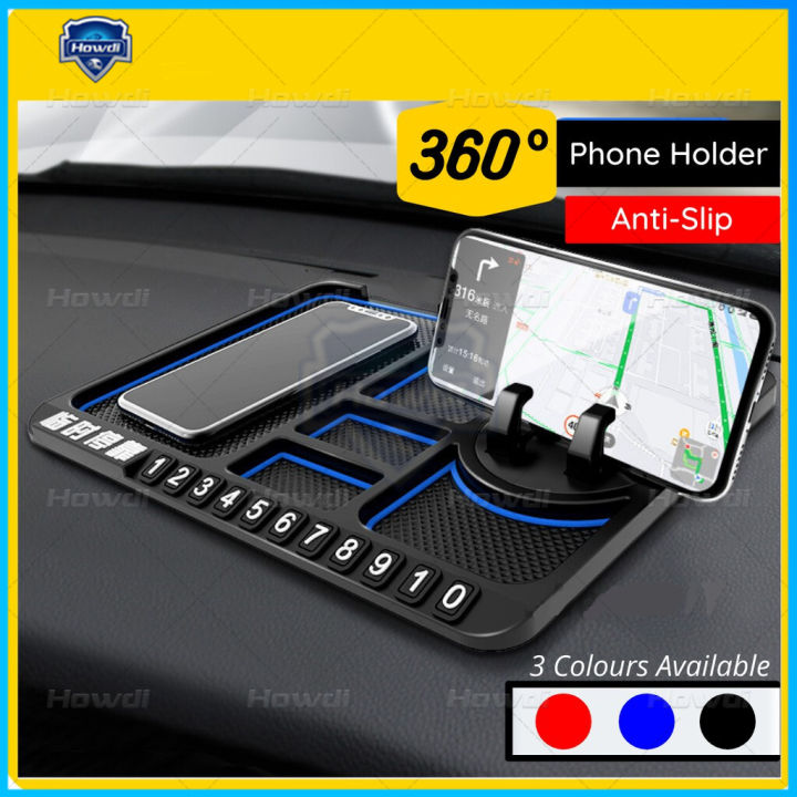 Multifunction Car Anti-Slip Mat With Auto Phone Holder And