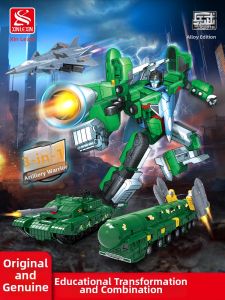 xinlexin | Military Fighter Plane to Robot Transformation Toy