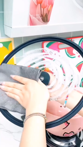 LUMAO 10PCS Thickened Reusable Microfiber Washing Rags Magic Glass Cleaning Cloth for Windows Cars Mirror Kitchen Rag 厨房清洁布