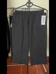 COMBO 2 Quần lửng ống rộng mặc nhà HILIKHOI vải đũi lụa mềm mát