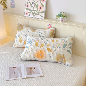 SUNLIGHT HOME 1 Cặp vỏ gối làm mát bằng đá 2 chiếc vỏ gối hoa dày vỏ gối thoáng khí