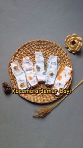 3Pc/1Pc Kacamata Jemur Bayi Penutup Mata Bayi Eye Mask Baby Seri Cokelat Poka ZAC04