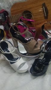 sandal hils zara tinggi 10cm
