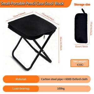 Camping Folding Chair Camptool Handheld Stool Lightweight Beach Fishing Chair For Outdoor Hiking Climbing