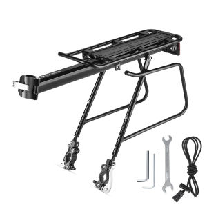 West Biking | Quick-Release Aluminum Rear Rack Bicycle Accessory