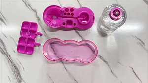 Brush Rinser แปรงทำความสะอาดกระเบื้องสีวาดภาพศิลปะจานสีระบายน้ำแปรงล้างระบบ