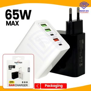 [COD] NANVAN NVN-PTC10 HEAD / BATOK / ADAPTER CHARGER SUPER FAST CHARGING 65W 5IN1