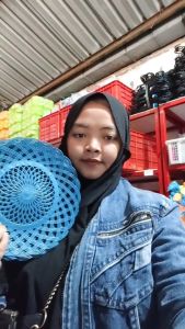 PIRING ROTAN PLASTIK / piring hajatan / piring plastik rotan