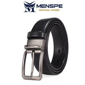 MENSPE Fashion Belts Second-layer Cowhide Leather Belt Trendy Utility Waist Belts Needle Buckle 120cm Adjustable Length Dress Belts for Men Vintage Jeans Belt for Men