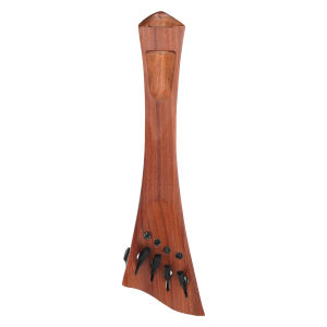 IRIN | IRIN 4/4 Cello Tailpiece Mahogany Tailpiece with 4 Fine Tuners Cello Replacement Parts String Instrument Accessories Parts
