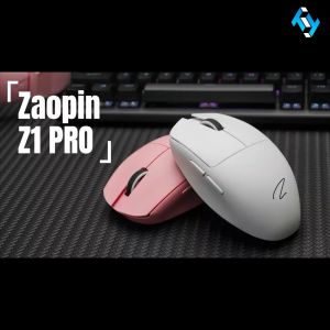 Zaopin Z1 PRO PixArt 3395 Tri Mode Wired Wireless Gaming Mouse MIce 2.4G USB-C Bluetooth