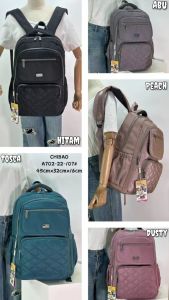 TAS RANSEL/BACKPACK CHIBAO KANVAS 5Ruang ((Muat Laptop 16inc)) CB702-35