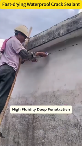 Leveling Glue Injector Concrete Joint Sealer Mortar Gaps Outdoor Waterproof Coating Flexible Deep Crevice Filling Material Sealing Leak proof Practical Roof Crack Repair Tool