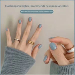 MONLEYTA | Transparent Nude Nail Polish Quick Dry Long Lasting Womens Nail Gel Tearable No Baking Required Professional Salon Use