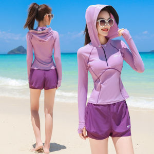 XTEP | Bộ Đồ Bơi Dành Cho Nữ Giúp Giảm Cân Che Đậy Bụng 2 Mảnh
