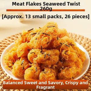 BESTORE | Savory & Crispy Meat Floss Seaweed Twists 260g