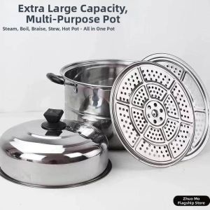 YUYOU | Multipurpose 304 Stainless Steel Pot Thick