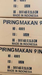 PROMO MURAH 12 PCS / SATU LUSIN PIRING MAKAN SEMI MELAMIN TEBAL TERMURAH