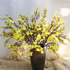 Gypsophila Artificial Flowers White Branch High Quality Baby Breath Fake Plant Brial Bouquet Home ValentineWedding Decor Spring