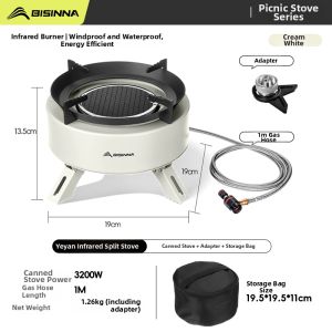 BSWOLF | Portable Separate Camping Stove