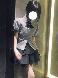 Jk Đồng Nhất Nguyên Chất Desire Váy Ngắn Gợi Cảm Nữ Nửa Dài Mùa Hè Mới Japen Phong Cách Ôm Vừa Vặn Thắt Lưng Áo Sơ Mi 2 Bộ