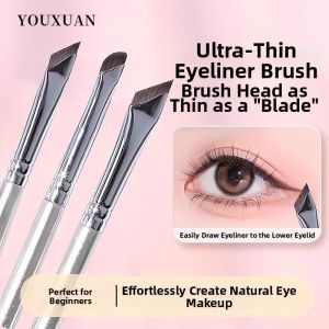 Eyeliner & Eyebrow Makeup Brush Set For Beginners