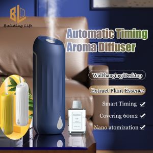 Automatic Timer Wall Hanging Air Freshener Spray Rechargeable Aroma 3-model Large Capacity Diffuser Essential Oil Diffuser Home Diffusers Toilet fragrance Hotel Humidifier Perfume Aromatherapy Aroma Diffuser Aroma Oil BurnersSmell 香薰機 芳香機 for Room Bedroom