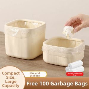 Besee | Mini Cream Styled Waste Bin