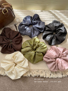 Phụ Kiện Tóc Nữ Phong Cách Lười Biếng Màu Trơn Dây Buộc Tóc Đầu Hoa Trang Trí Tóc Mùa Hè 2025 Phong Cách Hàn Quốc Thường Ngày