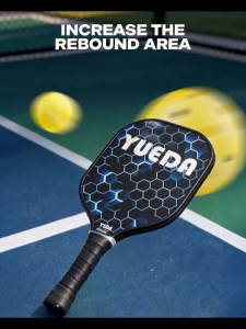 YUEDA 1 Pair Carbon Fiber Pickleball Paddle Set–T700 With 4 Ball And Bag for Professional & Beginner