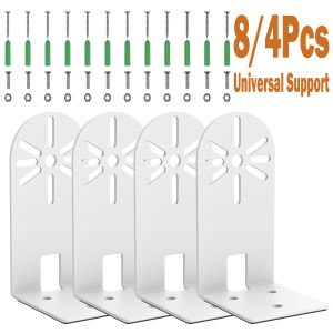 8Pc L Shape Bracket Wall Mount Universal Camera Iron Bracket Right Angle PTZ Version Camera Surveillance Bracket Steady Support
