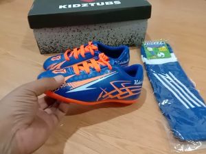 KIDZTUBS Sepatu Futsal Anak Laki-Laki Usia 6-10 Tahun Ukuran 28-37