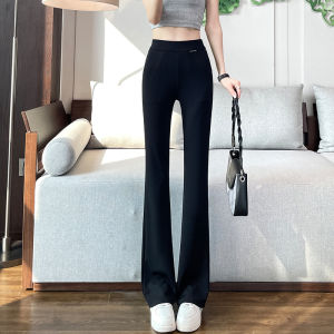 High Waist Thin Wide Leg Pants Womens Summer Fashionable Narrow Version Casual Trousers Korean Style Commute Pants