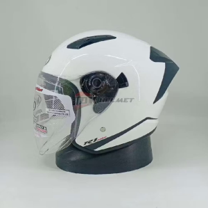 Helm NHK R1 Max Solid Double Visor r1 elite n1 max n1 elite mark 1 gp kairoz kyoto tt course nova x nfj ttr jet striker r10 rx9 flat r dj maru ultron genesis armor mla kbr ttc sv300 ffs21 zx1r gt terra dynamiq mds magnum