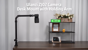 Ulanzi ZJ02 Desk Table Clamp Mount Stand Microphone Holding Arm for Camera