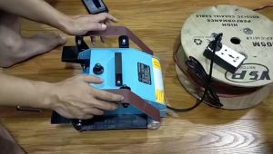 Máy Mài Đai Mài Nhám - Tặng 1 nhám vòng