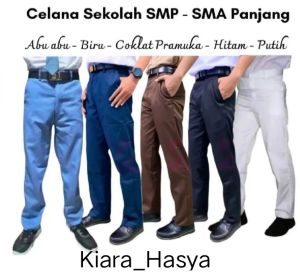 Celana Panjang sekolah SMA Celana Sekolah / celana sma celana sekolah sma celana sekolah sma panjang abu / Seragam sekolah celana panjang SMU SMA SMK