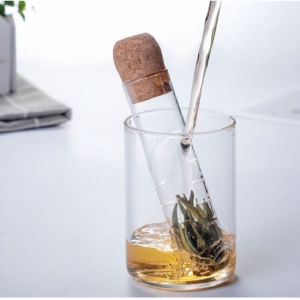 Tea Infuser Tumbler Tea Infuser Glass Tea Strainer Transparent Heat Resistant For Mug Fancy Filter