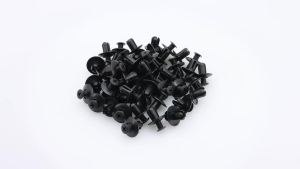 RYSJM | 10/20/30/50/100pcs 8mm Plastic Rivets Fastener Clips Car Bumper Fender Push Pin Clip Universal For Toyota Ford Kia Nissan Yamaha