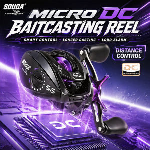 Sougayilang | Sougayilang Micro DC Electronic Baitcasting Reel Ultralight IDC Smart Brake System 7.1:1 Gear Ratio Max Drag 15KG Casting Fishin