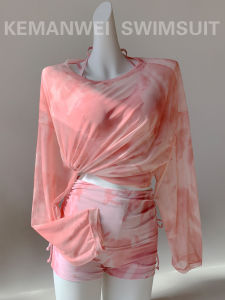 Bộ Đồ Bơi Ba Mảnh Rộng Rãi Cho Phụ Nữ Béo Phì Đi Biển Đồ Bơi Che Giấu Mỡ Đồ Bơi Spa Nước Nóng Quần Áo Bơi Lội