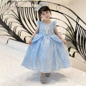 Cinderella Themed Light-Up Princess Dress Birthday Gown