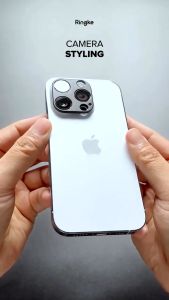 [ORI] RINGKE [CAMERA STYLING] iPhone 15 Plus/ iPhone 15 Camera Lens Protector Aluminum Frame Tough Protective Cover