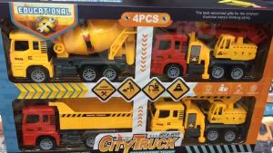 [พร้อมส่ง]ของเล่นเด็ก รถก่อสร้างคันใหญ่ City Truck Engineering Truck
