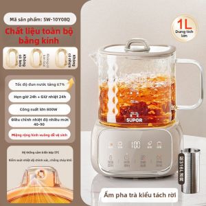 Supor | Bình Đun Điện Kiểu Kính Đa Năng Nhỏ