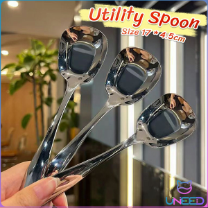 Need Stainless Steel Soup Spoon Large Capacity Long Handle Public Tablespoons Kitchen Tableware